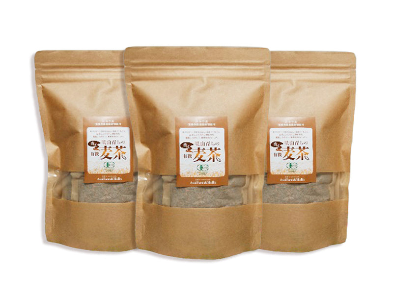 里山育ちの香ばし麦茶 3袋セット（1袋14包入り）