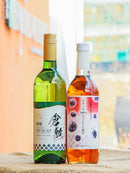 マスカット・オブ・アレキサンドリアワイン、ピオーネ100％ストレート果汁　2本セット　ワインやや甘口　化粧箱入り