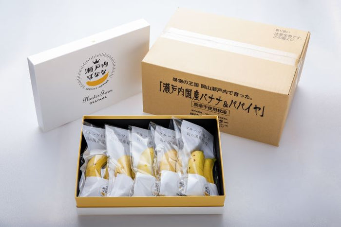 プランターファーム】《ギフトBOX入り》皮ごと食べられるバナナ