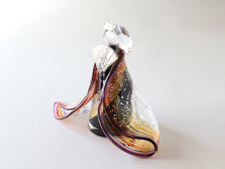 高級品】ガラス製 雛人形 ひな人形 MIGAKI 三垣祥太郎作 金彩 正規品